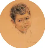 Nicholas Raphael de Grandmaison, Indian Child, File Hills, Saskatchewan, 1931