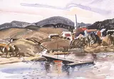 Henry George Glyde, Quebec Township, from the St, Lawrence