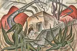 William J.B. Newcombe, Little Man of the Country, 1947, watercolour on paper board