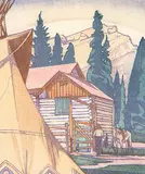 Walter J. Phillips, Corral at Banff