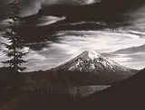 David Muench, Mount St. Helens, 1961, black and white photograph on paper