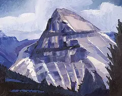 Mt. Stephen by David Pugh, 1994, oil on canvas, sold May 2000