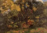 Robert Allan Barr, Untitled - Summer Landscape, 1931, oil on canvas board