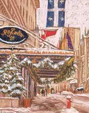 Lucienne Boucher Zegray, Winter on Sherbrooke Street
