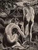 Emil Ganso, Untitled - Swimmers