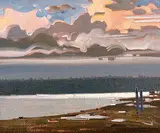 Robert Genn, Across Mud Bay, Late Afternoon