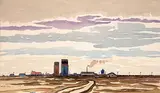 Robert Newton Hurley, Country Landscape 1942