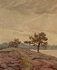 William Maltman, Untitled - Rugged Beauty, 1921, watercolour on paper