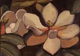 David Rousseaux Morrice, Magnolias, 1947, 1947, oil on panel