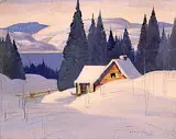 Graham Noble Norwell, Untitled - Cabin in the Laurentians