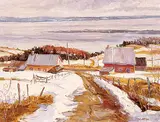 Francine Noreau, Spring Break, oil on canvas