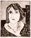 John Harold Thomas Snow, Fiona #5/50, 1983, etching on paper