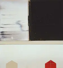 Allan Dunning, Proposal - Smear, 1985, mixed media on masonite