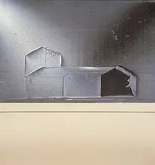 Allan Dunning, Proposal - House Building, 1985, mixed media on masonite