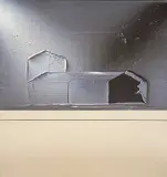 Allan Dunning, Proposal - House Building, 1985, mixed media on masonite