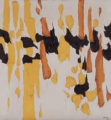 Lise Gervais, Untitled - Abstract '63, 1963, oil on canvas