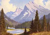 Roland Gissing, Bow Valley near Exshaw