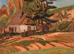 A. Y. Jackson, Springtime, Penetang., 1928, oil on board