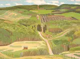 Foothills Road, Spring '79 by Illingworth Kerr, 1979, oil on canvas, sold Nov 1999