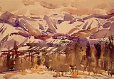 Illingworth Kerr, Winter Mountain Scape