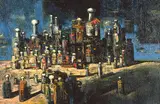 Kenneth Lochhead, Saskatchewan Jubilee, 1955, oil on canvas