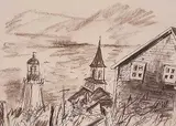 Henri Leopold Masson, Riviere a Martre, Gaspe, 1979