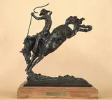 Hazel O'Brien, Saddle Bronc #8/12, bronze sculpture