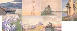 Walter J. Phillips, The Canadian Scene - Seven Colour Prints and a Dissertation #228/300, 1928, colour wood block on paper