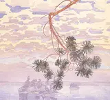 Walter J. Phillips, Morning #113/150, 1924, colour wood block on paper