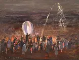 Robert Pilot, Fete de Nuit, Metis, P.Q., 1929, oil on board