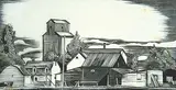 Headingley [Number Two] by Walter J. Phillips, 1934, wood engraving on paper, sold Nov 1999