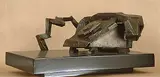 Michael James Aleck Snow, Wood Calling Bronze #55/500, 1989, bronze sculpture
