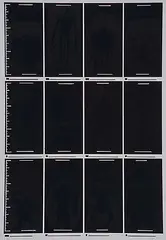 Michael James Aleck Snow, Untitled - Score for Sopranos #6/40, 1982, silkscreen on paper