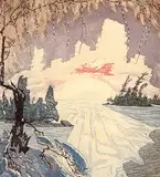 Nicholas Hornyansky, Vernal Equinox, colour etching on paper