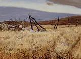 John George Jenkins, Untitled - Prairie Field, 1969, acrylic on masonite