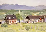 Frances-Anne Arbuckle, Ile D'Orleans P.Q., I, oil on canvas board