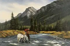 Norman Kelly, Needful Pause, oil on canvas