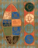 Playing Card #4/26 by John Harold Thomas Snow, colour lithograph on paper, sold Nov 1999