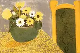 John Harold Thomas Snow, Daisies - Yellow Chair #22/50