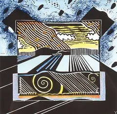 Richard Yates, Voyage #8/15, 1978, hand coloured lino block on paper