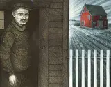 David Blackwood, Uncle Elias Feltham's House on Bragg's Island #47/50