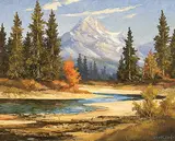 Duncan MacKinnon Crockford, Untitled - Fall in the Mountains