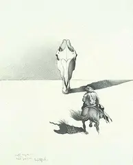 Lloyd Fitzgerald, Untitled, 1971, graphite on paper