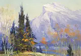 Orestes de Grandmaison, Untitled - Mount Rundle and Vermillion Lake