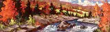 Pres de la Val Morin, Laurentides by Claude Langevin, oil on canvas, sold May 1999