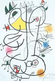 Joan Miró, Le Miroir de l'Homme par les Betes, 1972, colour etching on paper