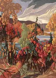 Gaston Rebry, Pallette d'Autumne, oil on canvas