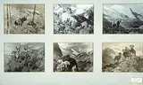 Carl Rungius, Untitled - Six Christmas Cards