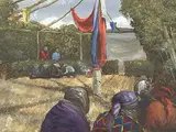 Allen Sapp, Praying at Sun Dance