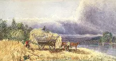 Charles Jones Way, Approaching Storm, watercolour on paper